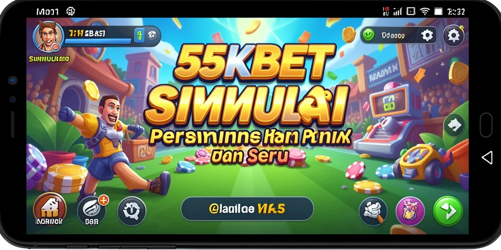 Tampilan gameplay menarik dari simulator 55KBET.