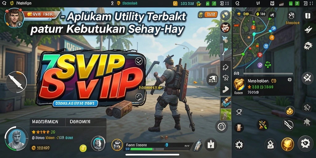 Tampilan antarmuka 7SVIP yang ramah pengguna.
