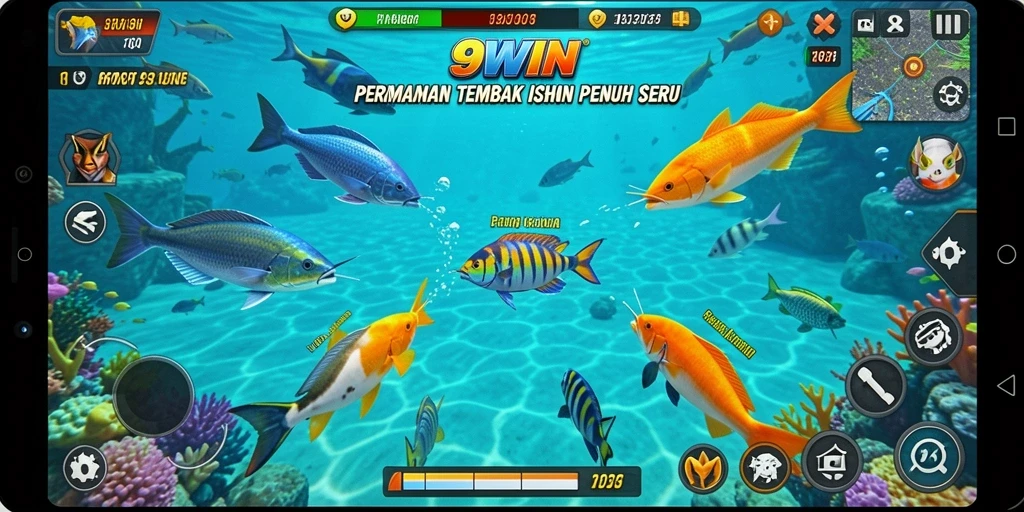 Tampilan gameplay 9WIN yang seru dan penuh warna.