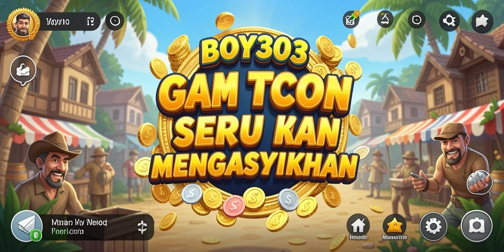 Screenshot menampilkan gameplay seru BOY303 saat mengelola bisnis.