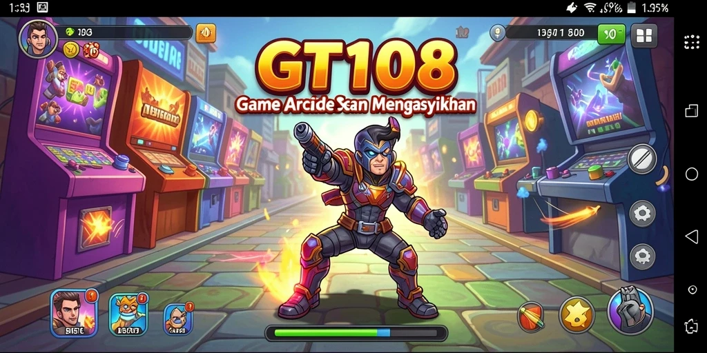 Tangkapan layar gameplay GT108 yang seru dan penuh aksi.