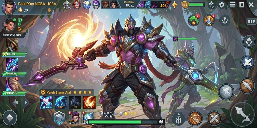 Tampilan gameplay mendebarkan di HOKI99 dengan aksi yang intens.