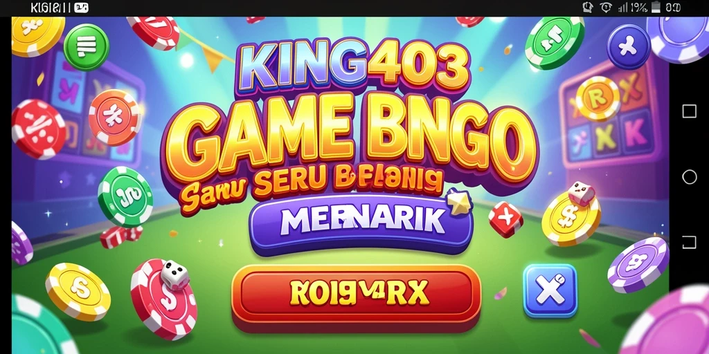 Tampilan gameplay Bingo yang seru dan interaktif di KING403.