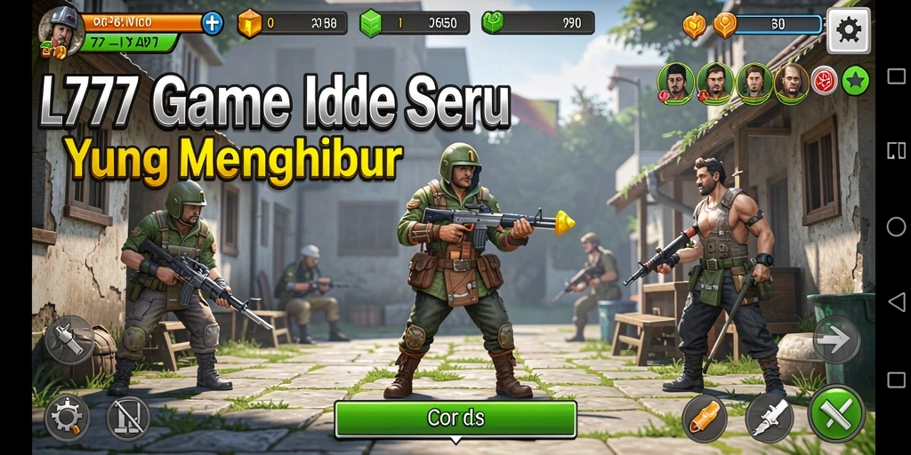 Tampilan gameplay L777 yang memikat dalam mode Idle.