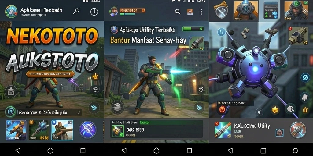 Tampilan antarmuka utama NEKOTOTO yang memudahkan navigasi.