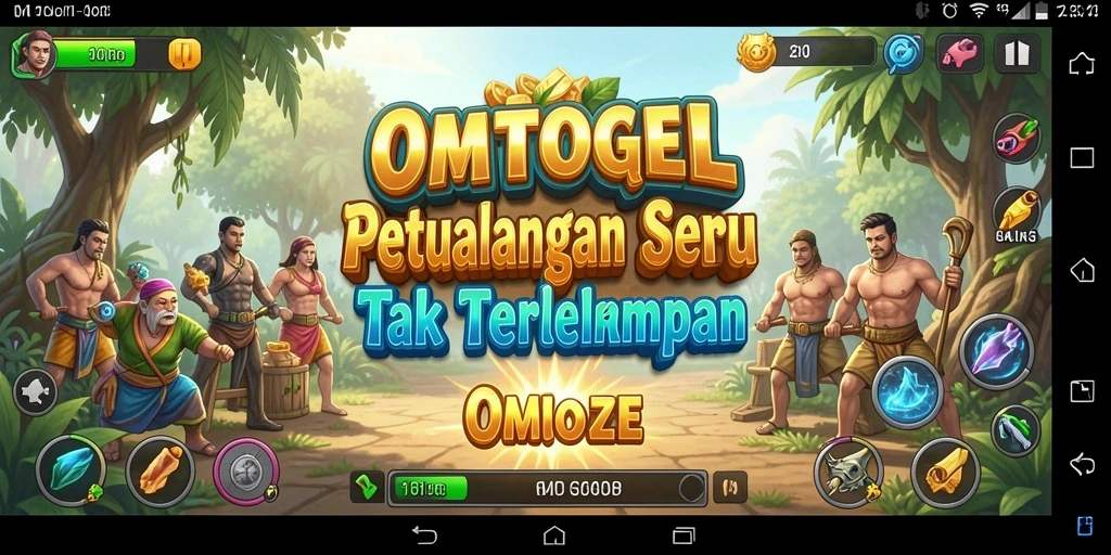 Screenshot gameplay OMTOGEL menampilkan petualangan epik yang penuh tantangan.