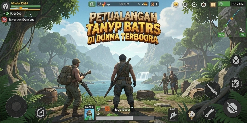 Tampilan menarik dari gameplay dunia terbuka PRG007.