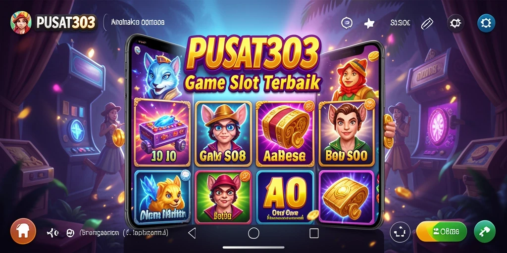 Tampilan gameplay menarik dari PUSAT303 yang penuh warna.