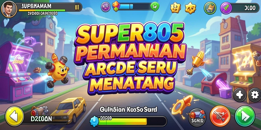 Tangkapan layar gameplay <strong>SUPER805</strong> yang menampilkan aksi seru dan grafis menarik.