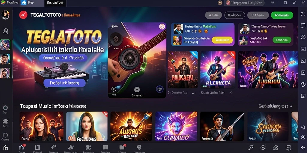 Screenshot gameplay TEGALTOTO yang menunjukkan pengalaman bermain musik yang seru.